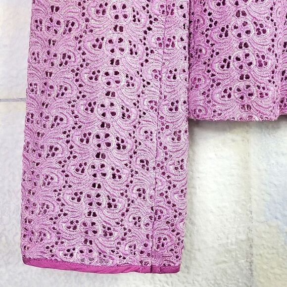 Pink Lace Women's Blazer - Picture 2 of 6